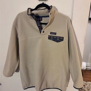 Patagonia Cream Fleece Pullover